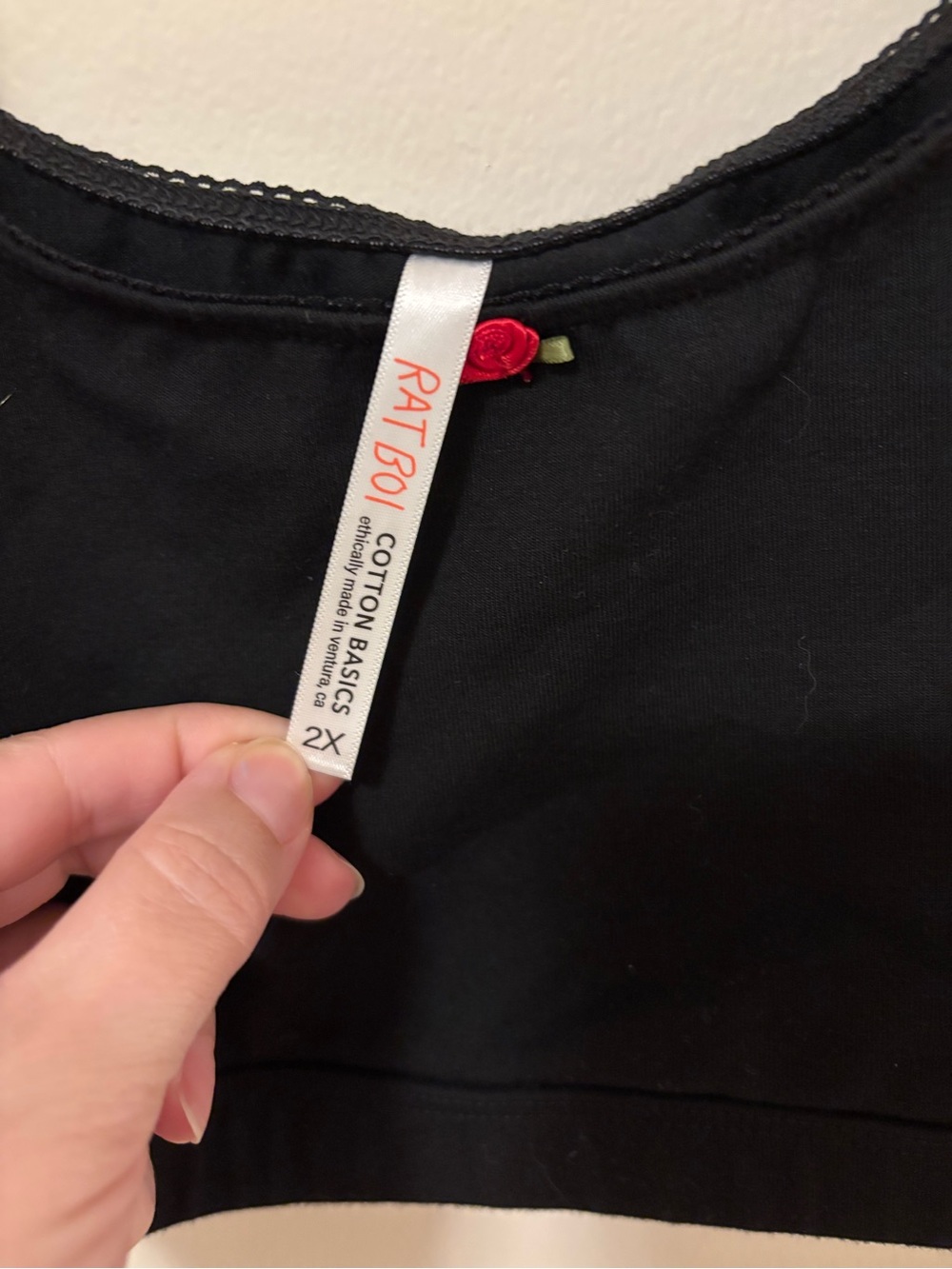 Rat Boi Scoop Back Bralette - Picture 2 of 3